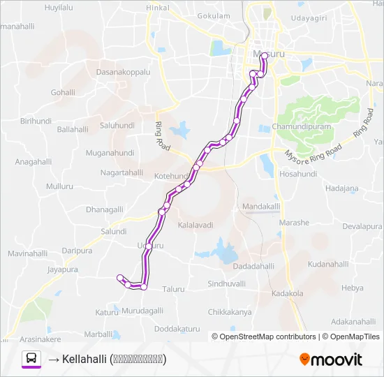 237K Bus Line Map