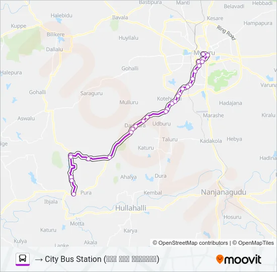 240H Bus Line Map