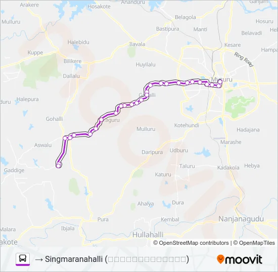 245S Bus Line Map