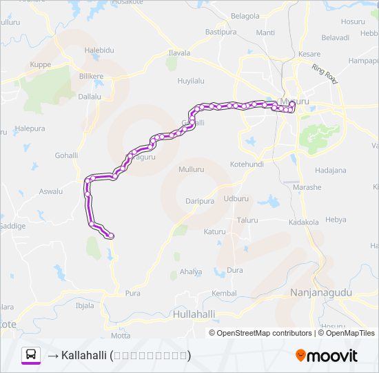 251C bus Line Map