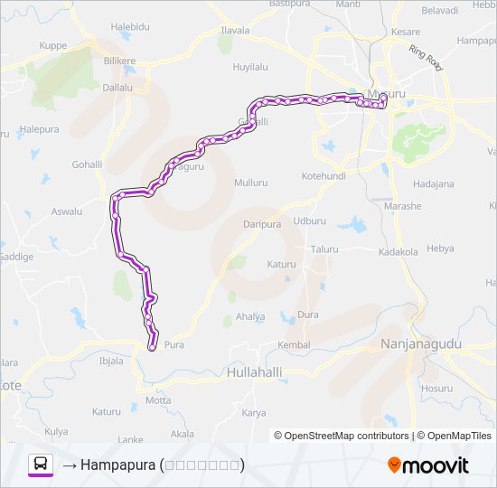 259H Bus Line Map