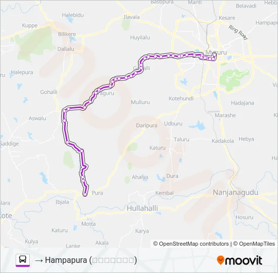 259H Bus Line Map