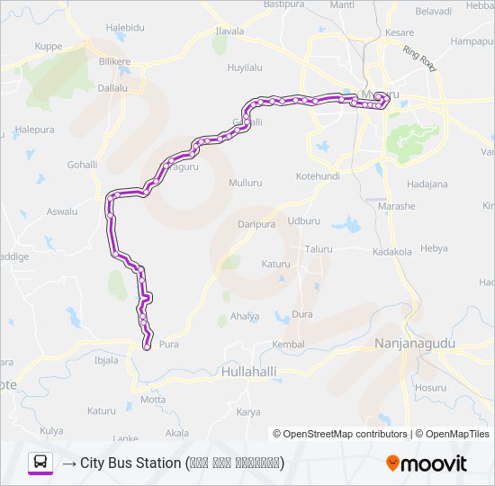 259H Bus Line Map