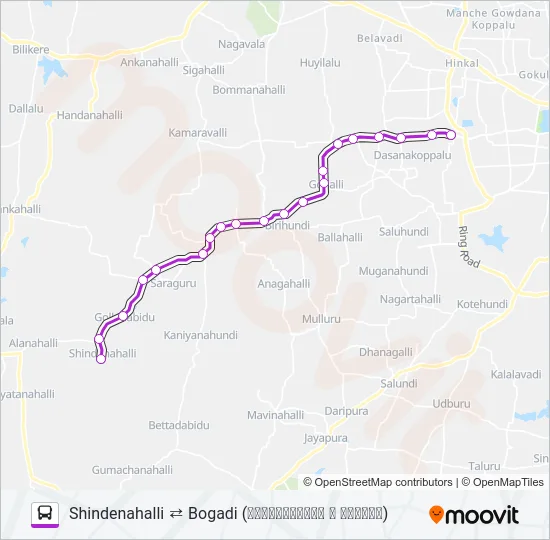 259N Bus Line Map