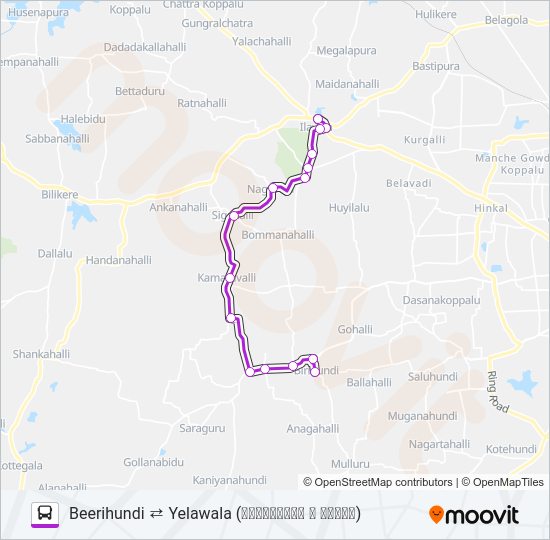 266B Bus Line Map