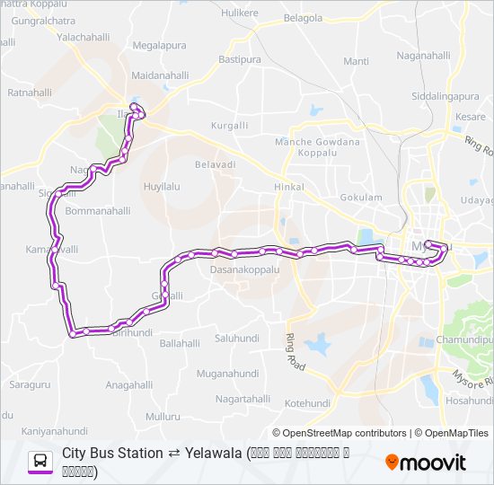 266K bus Line Map