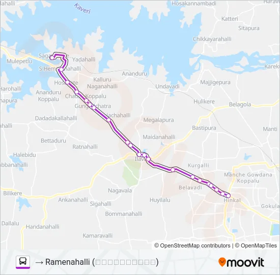 278N Bus Line Map