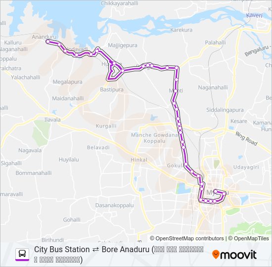 306A Bus Line Map