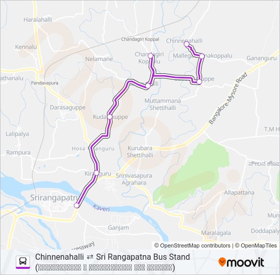 312C Bus Line Map