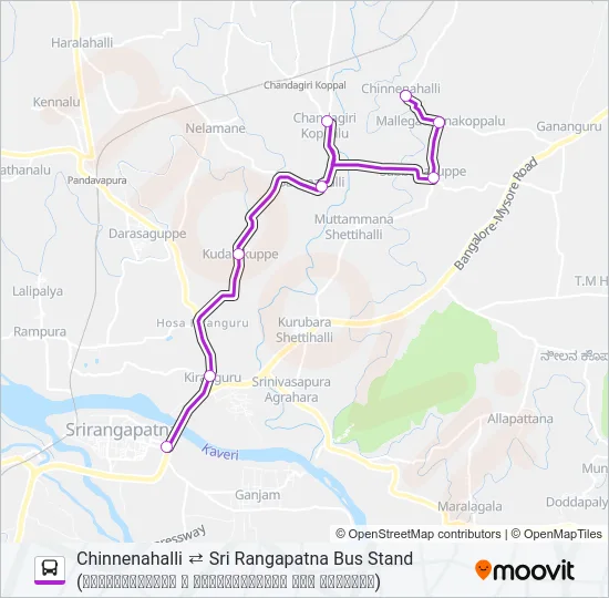 312C Bus Line Map