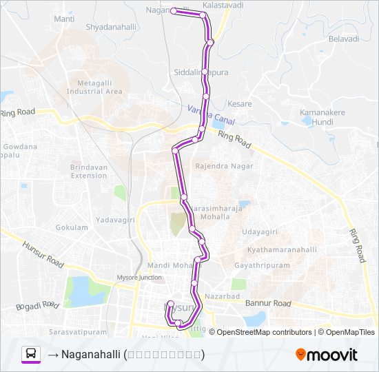 315A bus Line Map