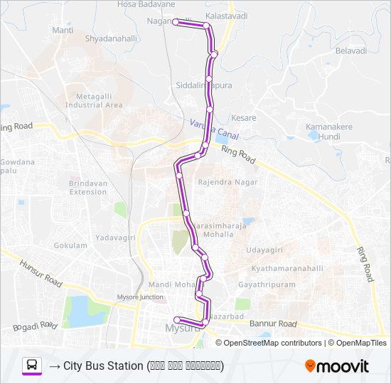 315A bus Line Map