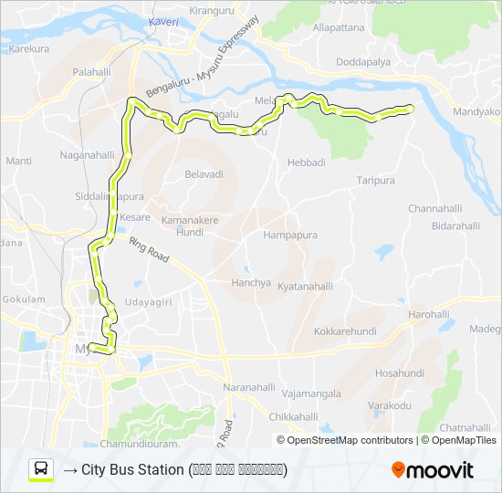 315M bus Line Map