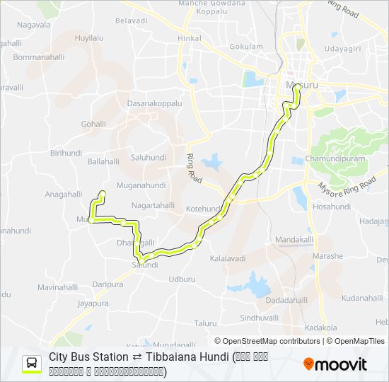 327A bus Line Map