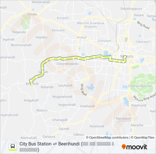 327C bus Line Map