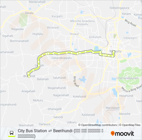 327C bus Line Map
