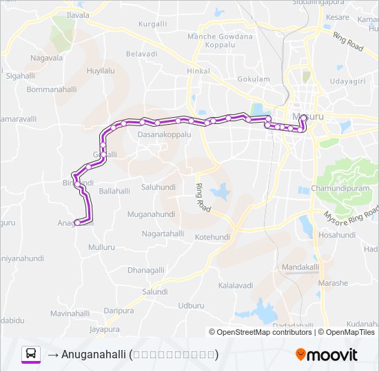 327S bus Line Map