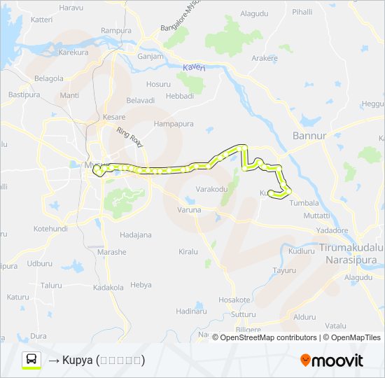 328K bus Line Map