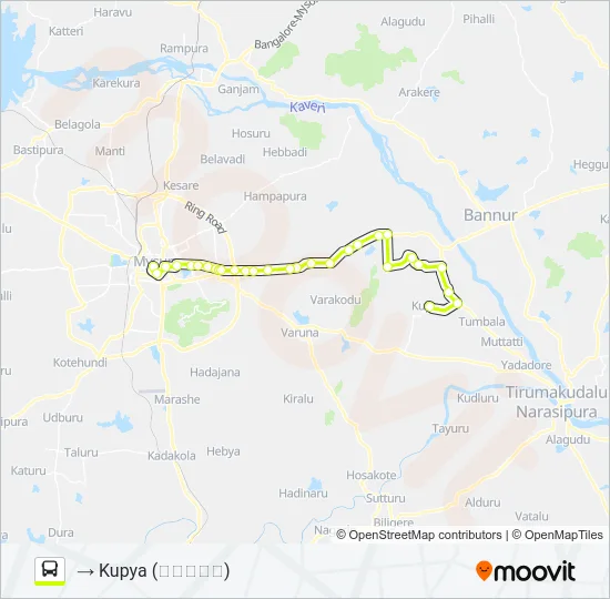 328K Bus Line Map