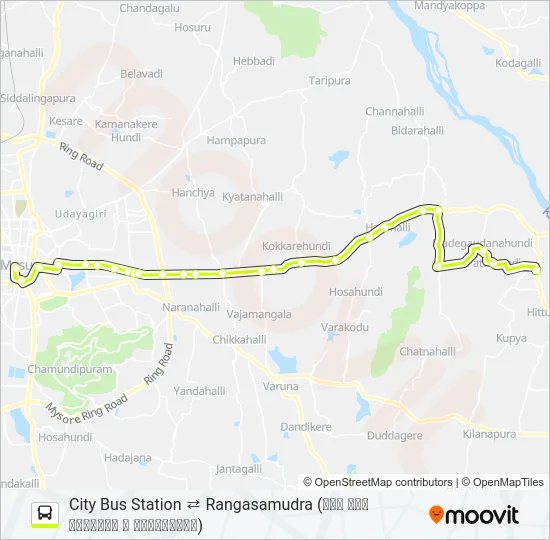 328R Bus Line Map