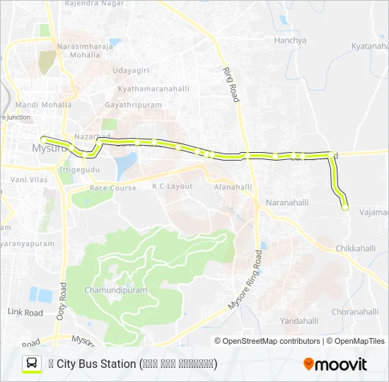 335B Bus Line Map