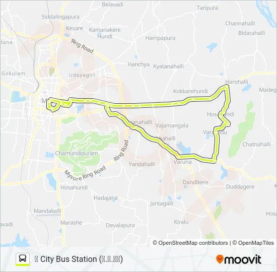336A Bus Line Map