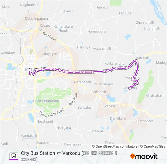 336N Bus Line Map