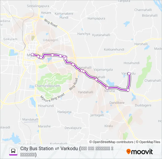 336N Bus Line Map