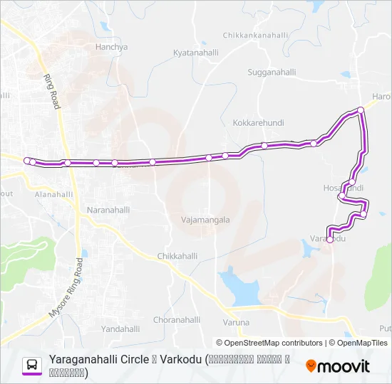 336P Bus Line Map