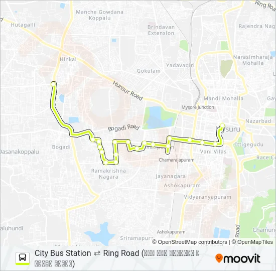 51BR Bus Line Map
