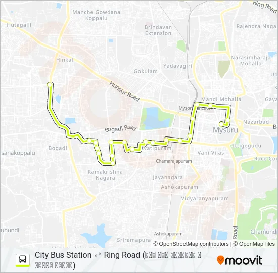 51BR Bus Line Map