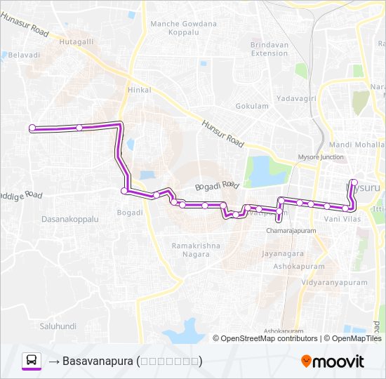 51DC Bus Line Map