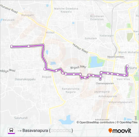 51DC Bus Line Map