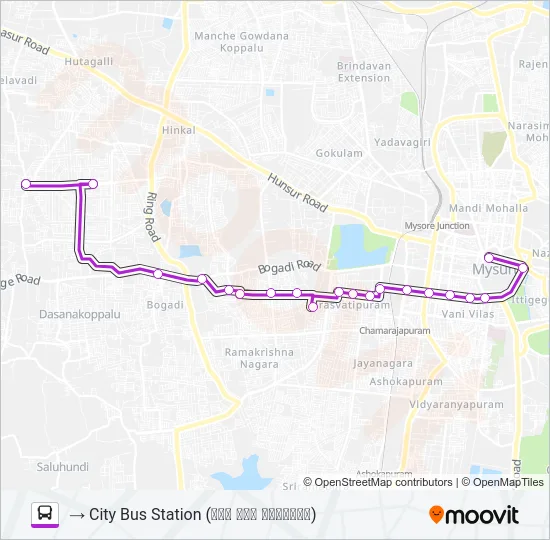 51DC Bus Line Map
