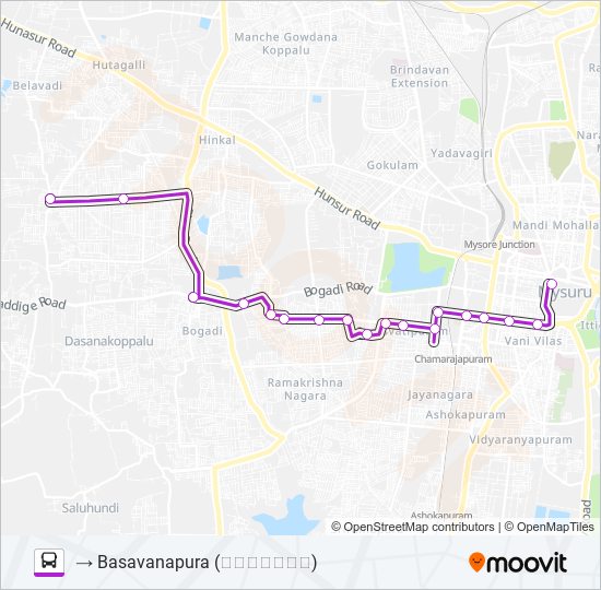 51DC bus Line Map