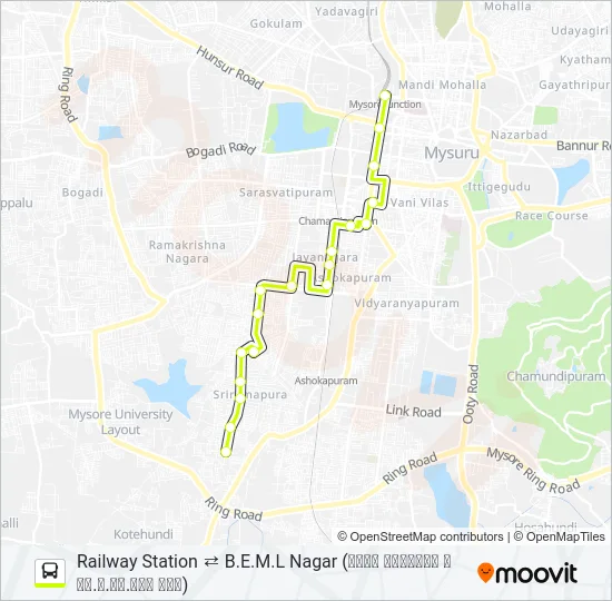 53RS Bus Line Map