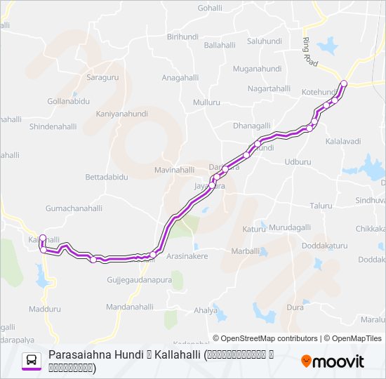 76NN bus Line Map