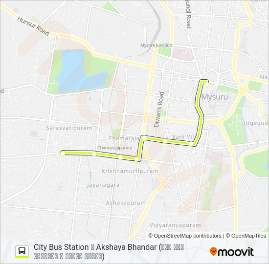 80AB Bus Line Map