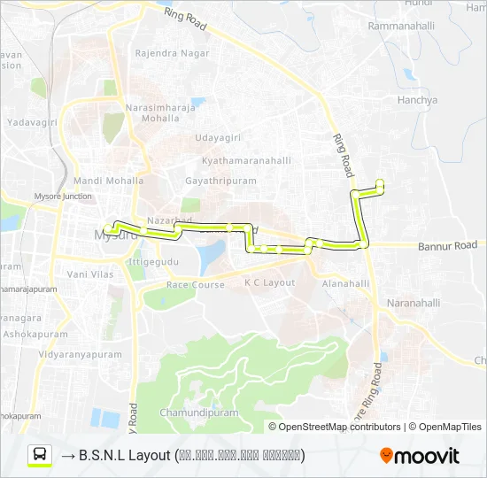 80BS Bus Line Map