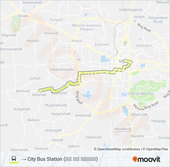 91BL Bus Line Map