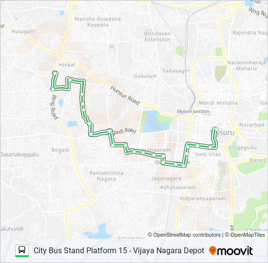 95AD Bus Line Map