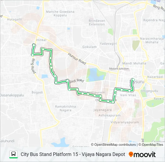 95AD Bus Line Map