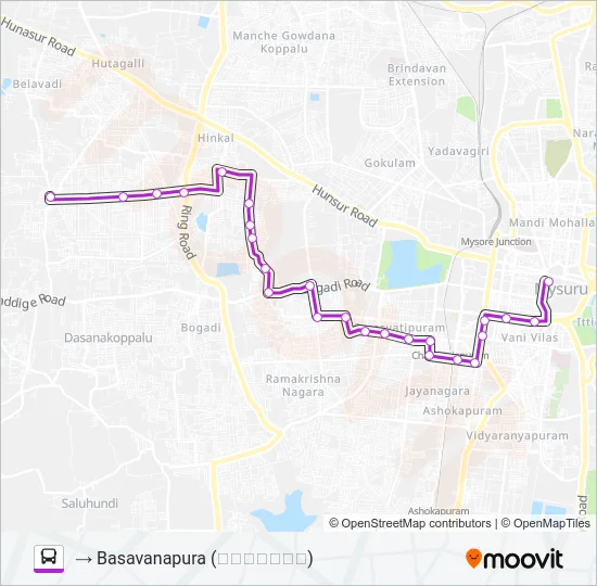 95BP Bus Line Map
