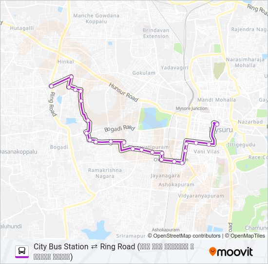 95DP bus Line Map