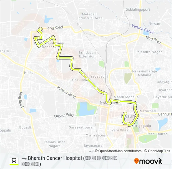 119BC Bus Line Map