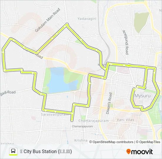 129DC Bus Line Map