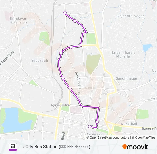 150SR Bus Line Map