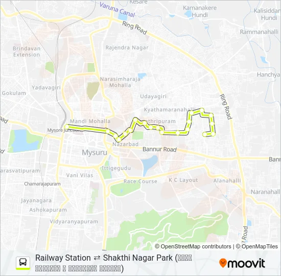 161RL Bus Line Map