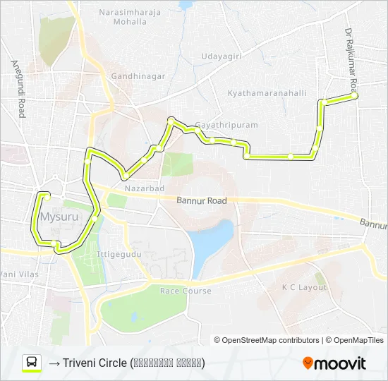 161TV Bus Line Map