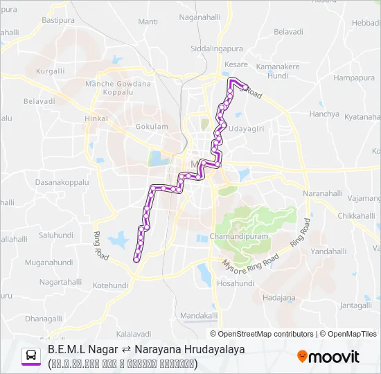 178DB Bus Line Map